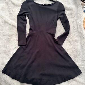French Connection Classic Long Sleeve Fit & Flare Dress size 0